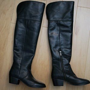 FRYE Women's Clara Otk Leather Slouch Boot